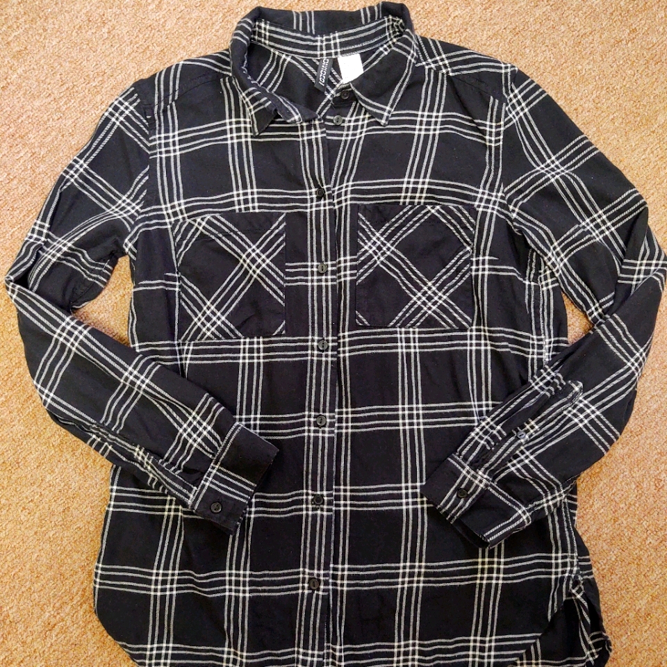 - Plaid Button Down